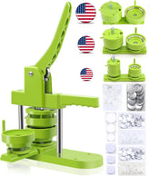Button Maker Machine Multiple Sizes, Pin Maker Machine 1.25+2.25+3 inch, Button Maker Supplies & Circle Cutter
