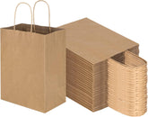 Willow 250 Pieces Kraft Paper Bags with Twisted Handle 30x32.5x16cm (250Pc / Box)