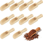 Willow 12Pcs Mini Wooden Spoon, Bath Salt Spoons, Mini Wooden Spoon, Small Spoon for Glasses