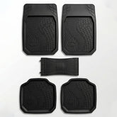 5 Pcs Set Car Floor Mats, Premium Rubber Anti-Slip Waterproof Car Mats with Cargo Liner, All Weather Front, Rear & Center Mats 70x50