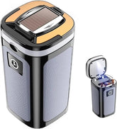 Smokeless Ashtray with Air Purifier, Rechargeable Cigarette Smoke Absorber for Home & Office