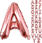 Willow 40 Inch Large Helium Rose Gold Letter for Birthday Party Anniversary Valentine's Day Supplies