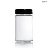 Glass Jar for Kitchen Storage with Air Tight Black Cap 500ml (60Pcs/Ctn)