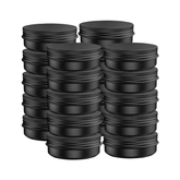 20-Pack of 30ml Leakproof Aluminum Tin Jars with Screw Top Lids