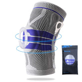 Knee Brace, Knee Compression Sleeve Support with Patella Gel Pad & Side Spring Stabilizers