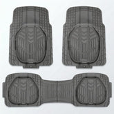 3 Pcs Set Car Floor Mats, Premium Rubber Anti-Slip Waterproof Car Mats with Cargo Liner, All Weather Front and Rear Connected Mats (78 * 54cm)