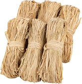 Willow 6 Pack 300g Natural Raffia Grass for Crafts Raffia Grass Bundles Raffia Ribbon String