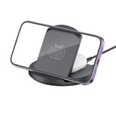 Budi 2-in-1 Wireless Charger Foldable Charging Station