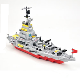 Nabi 8 in 1 Battleship 113 Cruiser Building Blocks Military Set Military Puzzle Toy Blocks Set 916 PCS - 67107