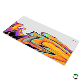 Huepad Nebula Series, Premium Mousepads, HYDRAGLIDE Fabric Gaming Mouse pad, XL Desk Pad with Carry Case Tube (XL: 90x40cm, WINDS OF NEPTUNE, LAVA)