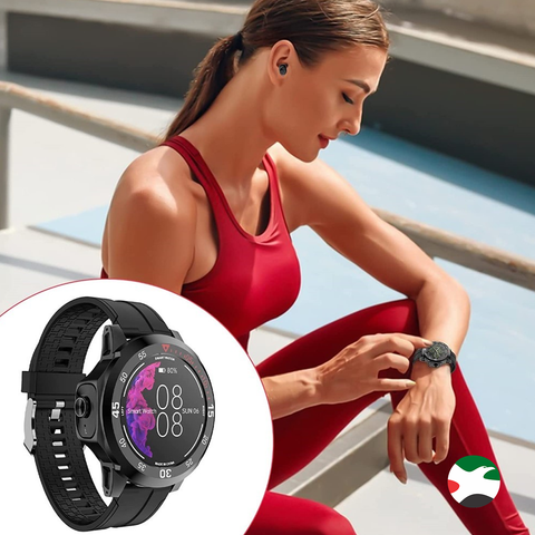 2 in 1 Smart Watch with Earbuds | Sport Fitness Watch