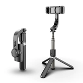 L08 Gimbal Stabilizers Tripod Selfie Stick Holder 360 Rotation Adjustable Handheld Anti-Shake Selfie Video Stabilizer