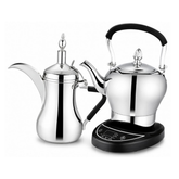 DENX Electric Arabic Coffee Pot Set 800W | 1L Coffee Pot & 1.2L Tea Kettle