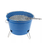 Olmecs Portable Camping BBQ Fire Pit Charcoal Round Stove