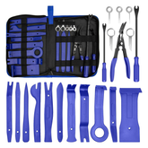 19pcs Trim Removal Tools Clip Pliers, Car Panel Door Audio Trim Removal Tool Kit