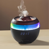 Flame Cool Mist Humidifier – Ultrasonic Essential Oil Diffuser with Color-Changing LED Lights