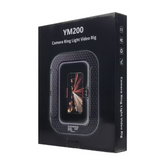 LED Camera Ring Light Video Rig and Handheld Phone Stabilizer - YM200