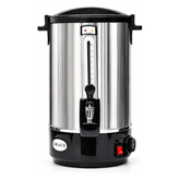 Commercial Hot Water Boiler with Faucet Tap, Stainless Steel Electric Water Dispenser (29.5 Ltr)
