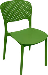Plastic Stacking Modern Molded Side Chair Kitchen Dining Room Chair