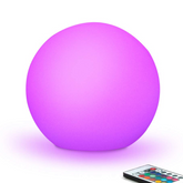 Olmecs LED Ball Light, Color Changing Globe Light, Rechargeable Night Light, Waterproof 40-Inch