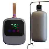 Portable Clothes Dryer Mini Compact Dryer for Apartment RV Travel Small Quiet Fast-Drying Machine with Adjustable Timer