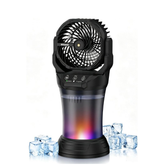 Olmecs Portable Misting Fan A65 with Remote Control, 2L Water Tank & 30,000mAh Battery