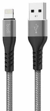 Budi DC197L20H Lightning USB Cable 2M