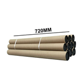Willow Mailing Tubes With End Caps- 720MM X 75MM Diameter 10Pc Pack