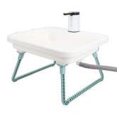 Olmecs Portable Camping Hand Wash Sink with Stand & Battery
