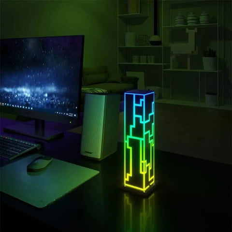 RGB Mood Lighting Cube Standing Night Lamp