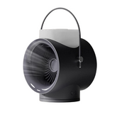 Portable Wireless Fan Humidifier Diffuser with Night Light, 120° Swing Head