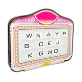 Cinema Light Box LED Letter Bottle Presenter with Color Change, Customized Logo - Perfect for Happy Birthday, Color Letter Billboard,Hand Holding Luminous LED Presenter