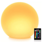 Olmecs LED Ball Light, Color Changing Globe Light, Rechargeable Night Light, Waterproof 50-Inch