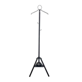 Vertical clothes steamer and stand for steaming clothes, black color, 175 cm