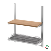 KUNGSFORS Suspension Rail with Shelf