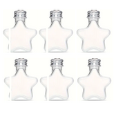 Willow 12pcs Transparent Plastic Bottle, Shaped Like a Star, 250ml plastic bottle