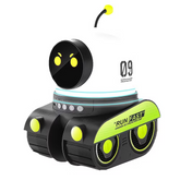 Robot Night Light Projector For Room Decor with 12 Films and 15 Sounds, USB Rechargeable, Portable Star Projector