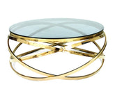 Olmecs Golden Frame Coffee Table