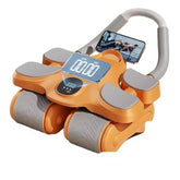 4-Wheeled Abdominal, Fitness Belly Rolling Wheel-4 Elbow Support, 290MM Widened Wheel Base