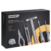 Deli Basic Household Tool Kit with Elegant Gift Package, Sleek and Stylish Tool Set for Home, Garage