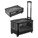 Camping Plastic Storage Box with Lids 60L (Grey)