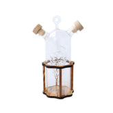 Arte in Olivo Grape Oil and Vinegar Cruet with Stand