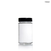 Glass Jar for Kitchen Storage with Air Tight Black Cap 150ml (120Pcs/Ctn)