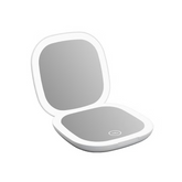 Goaltage LumiGlow Travel Makeup Mirror with LED, Rechargeable Battery, 5X Magnifying Function, and Compact Design