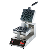 Olmecs Commercial Electric Water Drop Shape Teardrop-Shaped Waffle Machine Maker Making Machine Baker Non-stick