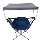 Olmecs Portable Folding Camping Chair with Sunshade Umbrella Chair