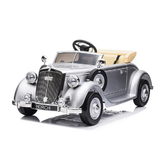 emma Ride-on Audi Electric Car with Back Seat 12V - Silver