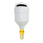 Olmecs Large Capacity Hanging Condiment / Sauce Dispenser for Restaurant and BBQ - Refillable Sauce Squeeze Bottle