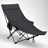Portable Folding Camping Lounge Chair – Lightweight Reclining Outdoor Lounger with Adjustable Backrest