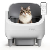 Wownect Self Cleaning Cat Litter Box, Open Top Design, Smart App Controlled